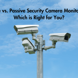 Learn the differences between active and passive security camera monitoring to choose the best option for your needs..