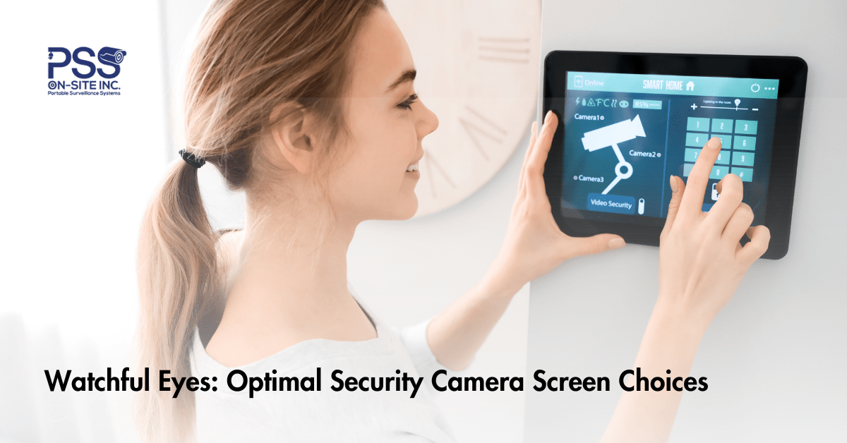 Watchful Eyes: Optimal Security Camera Screen Choices